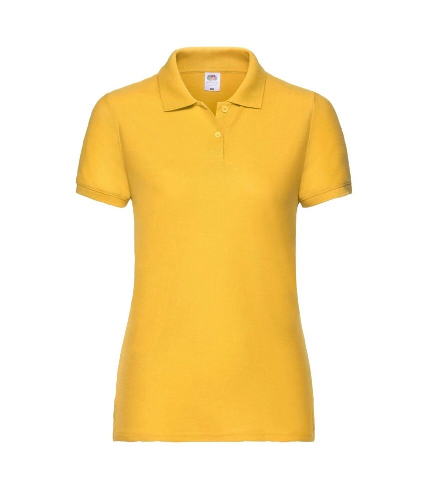 Жіноча футболка поло жовта 212-34 від компанії Інтернет-магазин молодіжного одягу "Bagsmen" - фото 1