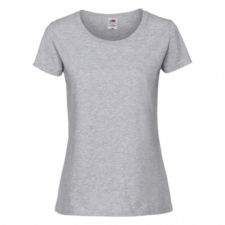 Жіноча футболка щільна світло-сіра 424-94 від компанії Інтернет-магазин молодіжного одягу "Bagsmen" - фото 1