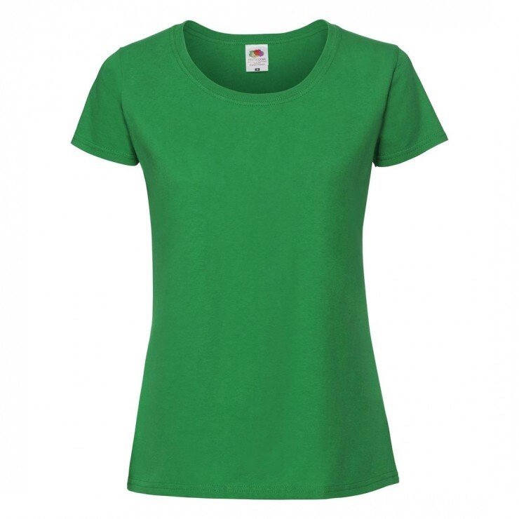Жіноча футболка щільна зелена 424-47 від компанії Інтернет-магазин молодіжного одягу "Bagsmen" - фото 1