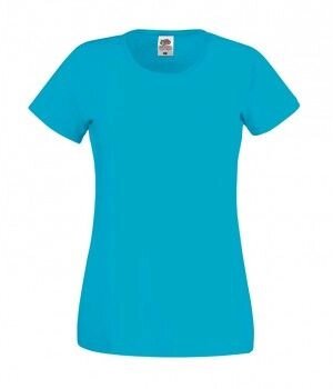 Жіноча легка футболка бірюзова 420-ZU від компанії Інтернет-магазин молодіжного одягу "Bagsmen" - фото 1