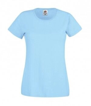 Жіноча легка футболка блакитна 420-YT від компанії Інтернет-магазин молодіжного одягу "Bagsmen" - фото 1