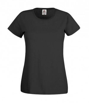 Жіноча легка футболка чорна 420-36 від компанії Інтернет-магазин молодіжного одягу "Bagsmen" - фото 1