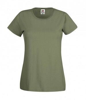 Жіноча легка футболка оливкова 420-59 від компанії Інтернет-магазин молодіжного одягу "Bagsmen" - фото 1