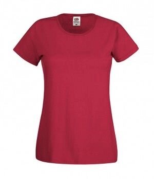 Жіноча легка футболка темно-червона 420-BX від компанії Інтернет-магазин молодіжного одягу "Bagsmen" - фото 1