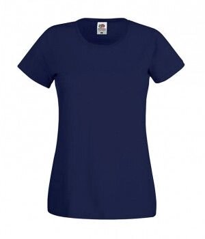 Жіноча легка футболка темно-синя 420-AZ від компанії Інтернет-магазин молодіжного одягу "Bagsmen" - фото 1