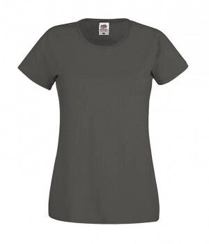 Жіноча легка футболка темно-сіра 420-GL від компанії Інтернет-магазин молодіжного одягу "Bagsmen" - фото 1