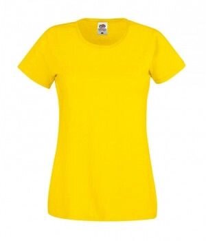 Жіноча легка футболка яскраво-жовта 420-K2 від компанії Інтернет-магазин молодіжного одягу "Bagsmen" - фото 1