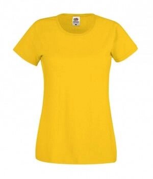 Жіноча легка футболка жовта 420-34 від компанії Інтернет-магазин молодіжного одягу "Bagsmen" - фото 1