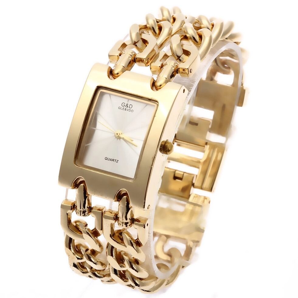 Жіночий наручний годинник-браслет GD кварцовий, ланцюжок - замовити