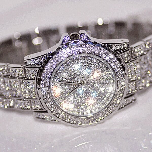 Жіночий наручний годинник з камінчикою Otoky Crystal, жіночі годинники зі стразами - інтернет магазин