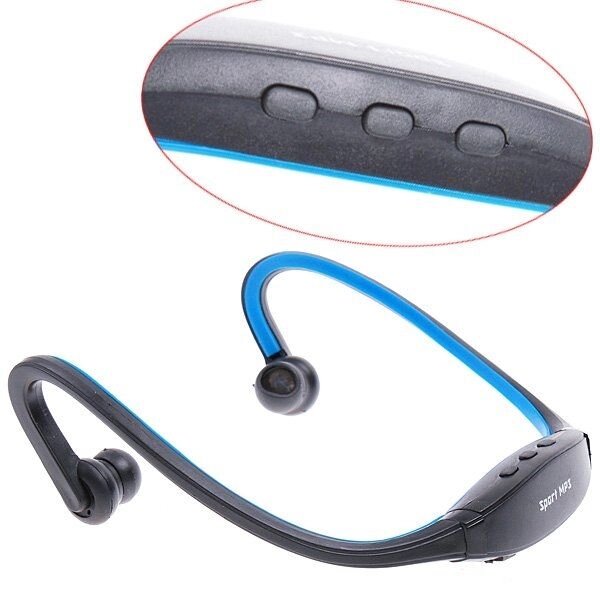 Плеєр MP3 спорт (навушники), спортивні навушники з mp3 плеєром - опт