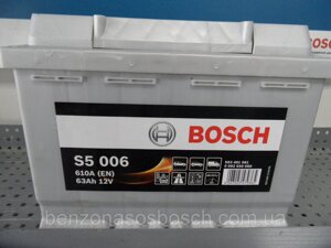 Автомобільний акумулятор BOSCH 0092S50060 S5 63Ah+АКБ
