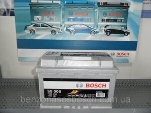 Автомобільний акумулятор BOSCH 0092S50080 77Ah-12V Bosch S50080 Silver, 278х175х190, 780А, АКБ.