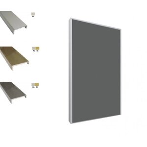 Меблеві фасади в П-образному алюмін. профілі НPL пластика Zero: МДФ 18мм, HPL пластик мкв. від