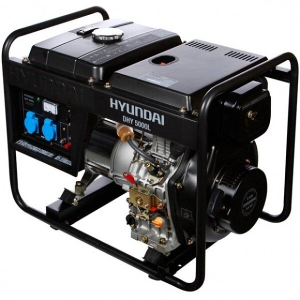 Дизельний генератор HYUNDAI DHY 5000L від компанії Інтернет - магазин мотоблоків, «Мотоднепр» - фото 1