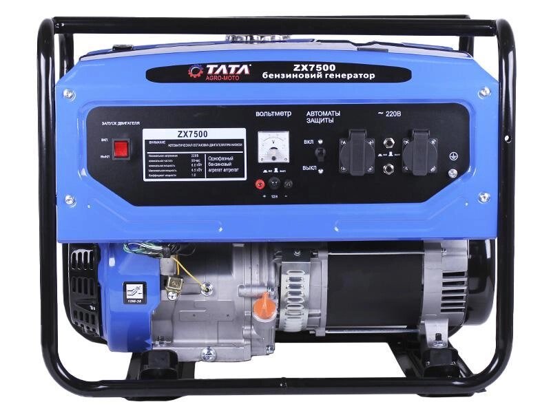 Генератор бензиновий Tata ZX7500 6KW від компанії Інтернет - магазин мотоблоків, «Мотоднепр» - фото 1