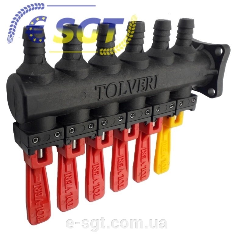 Литий блок клапанів (комплектний) на розподільник тиску Tolveri GRAN 5 від компанії "Євро-СГТ" - фото 1