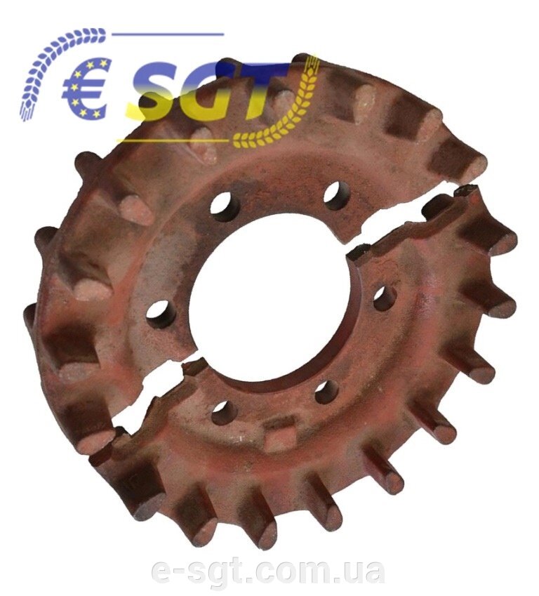 Зубчасте колесо приводу гумового транспортера для картоплекопача Z609 від компанії "Євро-СГТ" - фото 1