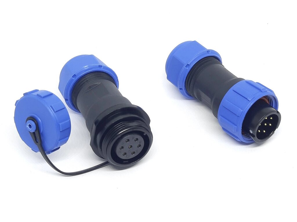 Герметичний роз'єм EKYK SP17(SD17), 7 PIN, IP68 стикувальний від компанії Кладова Майстра на Закупка - фото 1