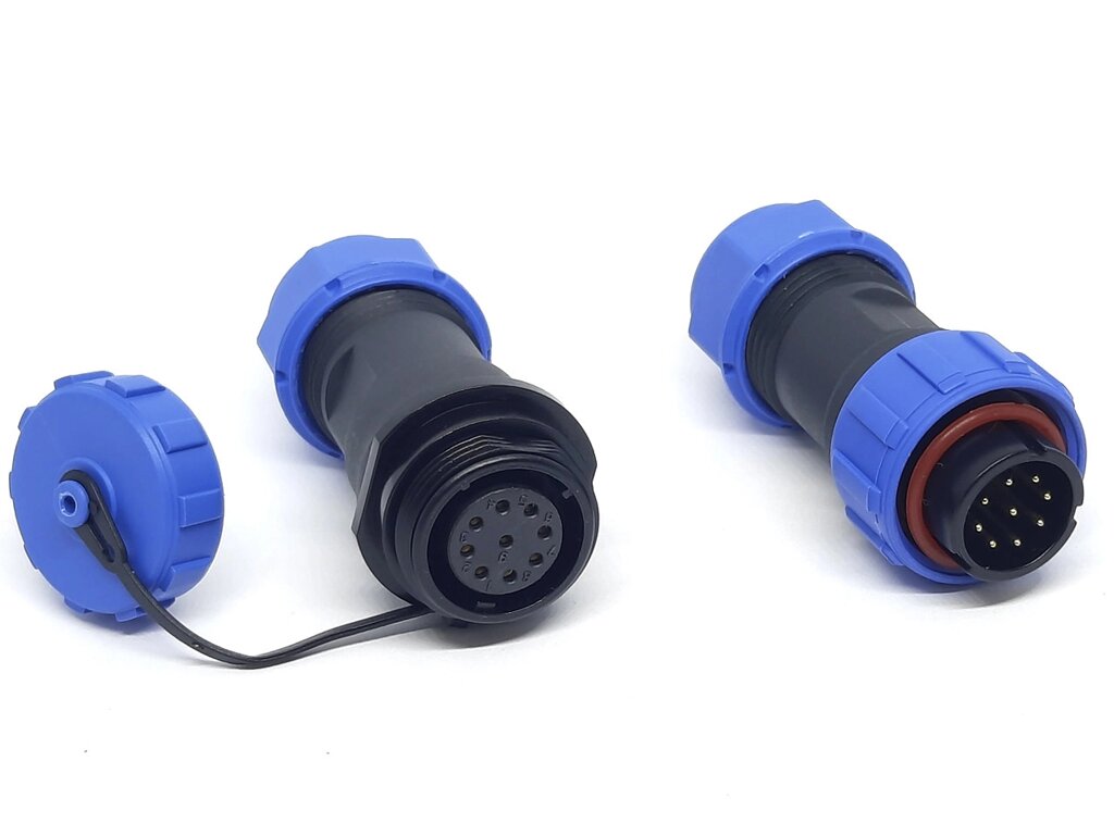 Герметичний роз'єм EKYK SP17(SD17), 9 PIN, IP68 стикувальний від компанії Кладова Майстра на Закупка - фото 1