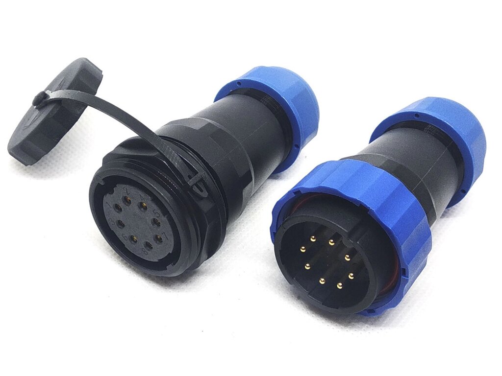 Герметичний роз'єм із захистом IP68 серії SD28 8Pin 8 контактів від компанії Кладова Майстра на Закупка - фото 1