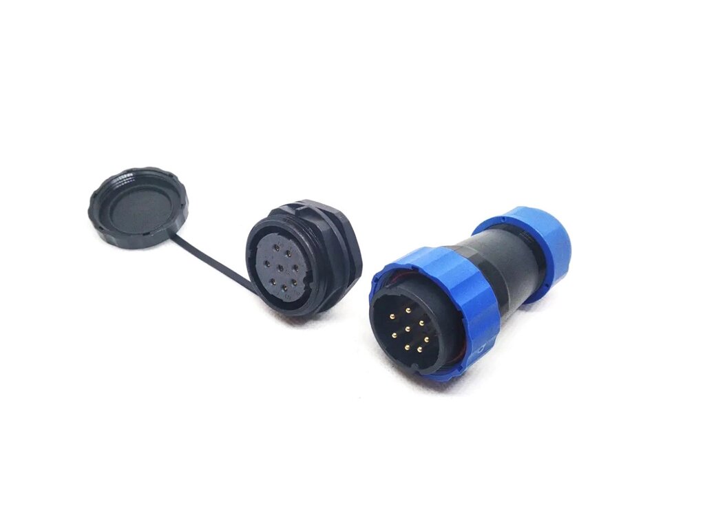 Герметичний роз'єм SP28 з захистом IP68 8 контактів (8pin) від компанії Кладова Майстра на Закупка - фото 1