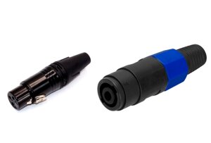 Роз'єми Canon XLR та Speakon