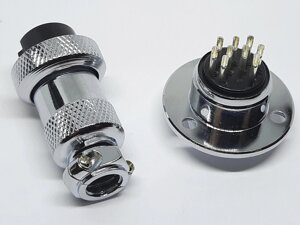 Роз'єм GX20-9pin комплект (Гніздо з фланцем + штекер) в Одеській області від компанії Кладовая мастера на Закупка