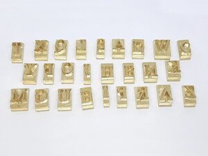 Набір Великих букв 26шт (A-Z) для наборного кліше в Одеській області від компанії Кладовая мастера на Закупка