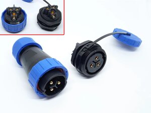 Герметичний роз'єм LD28-3pin IP-68 під викрутку в Одеській області от компании Кладовая мастера на Закупка