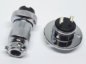 Роз'єм GX20-2pin комплект (Гніздо з фланцем + штекер) в Одеській області от компании Кладовая мастера на Закупка