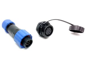 Роз'єм герметичний SP16, 9 pin, IP68 комплект в Одеській області від компанії Кладовая мастера на Закупка