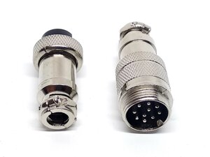 Роз'єм GX16-10 контактів з'єднувальний (10pin) пара в Одеській області от компании Кладовая мастера на Закупка