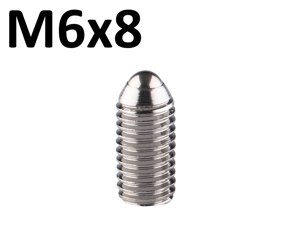 Кульковий фіксатор М6*8*3.5 плунжер з нержавіючої сталі в Одеській області від компанії Кладовая мастера на Закупка