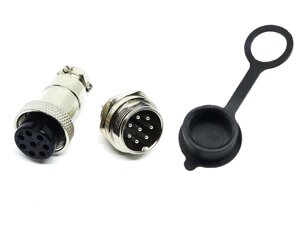 Роз'єм GX20-8pin комплект (Гніздо з вологозахисною заглушкою + штекер) в Одеській області от компании Кладовая мастера на Закупка
