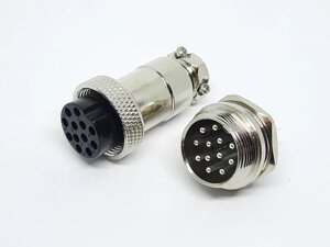 Роз'єм GX20-12pin комплект (Гніздо + штекер) в Одеській області від компанії Кладовая мастера на Закупка