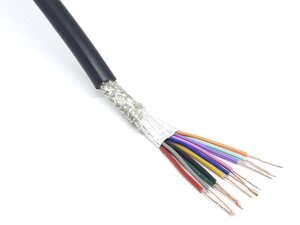 Провід екранований мідний RVVP 12-жильний 0.3мм2/22AWG