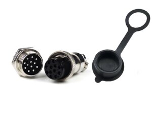 Роз'єм GX20-12pin комплект (Гніздо з вологозахисною заглушкою + штекер) в Одеській області від компанії Кладовая мастера на Закупка