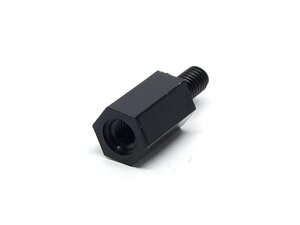 Нейлонова стійка M3x9+6 шестигранна чорна для плат в Одеській області от компании Кладовая мастера на Закупка