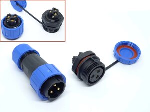 Герметичний роз'єм LD20-3pin IP-68 під викрутку в Одеській області от компании Кладовая мастера на Закупка