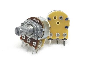 Потенціометр WH148 10 кОм із вимикачем 15 мм в Одеській області від компанії Кладовая мастера на Закупка