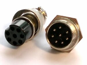Роз'єм GX16-8 контактів (8 pin) пара в Одеській області от компании Кладовая мастера на Закупка