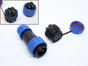 Герметичний роз'єм LD20-2pin IP-68 під викрутку в Одеській області от компании Кладовая мастера на Закупка