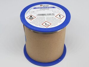 Припій Cynel Sn60Pb40 діаметром 1 мм з флюсом вага 1кг в Одеській області від компанії Кладовая мастера на Закупка