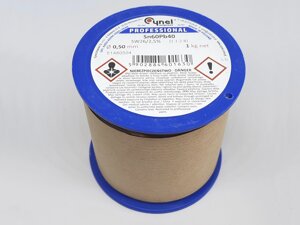 Припій Cynel Sn60Pb40 діаметром 0.5мм з флюсом вага 1кг в Одеській області від компанії Кладовая мастера на Закупка