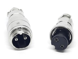 Роз'єм GX20-2pin з'єднувальний (Гніздо + штекер) в Одеській області от компании Кладовая мастера на Закупка
