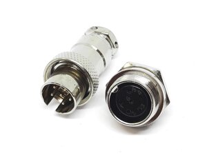 Роз'єм 16MF-6 контактів (6 pin) пара (Гніздо + штекер) в Одеській області від компанії Кладовая мастера на Закупка