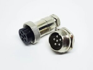 Роз'єм GX20-6pin комплект (Гніздо + штекер) в Одеській області от компании Кладовая мастера на Закупка