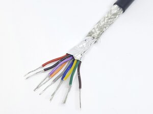 Провід екранований мідний RVSP вита пара 10-жильний 0.2мм2/24AWG