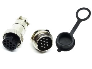 Роз'єм GX20-10pin комплект (Гніздо з вологозахисною заглушкою + штекер) в Одеській області от компании Кладовая мастера на Закупка